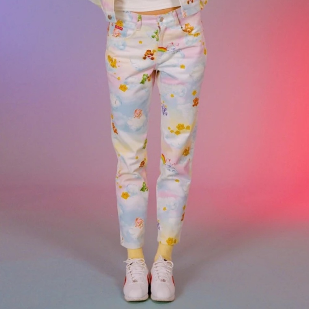 teddy fresh x care bears denim pants